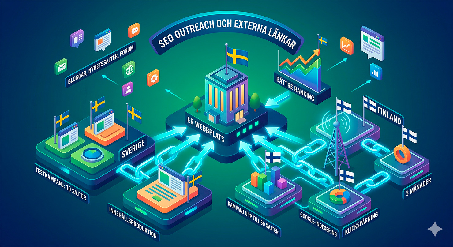 SEO outreach och externa länkar – beställ av oss